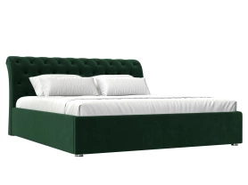 Кровать Сицилия Велюр 160х200 Зеленый