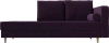 Кушетка Прайм Велюр 212х81х77 Фиолетовый