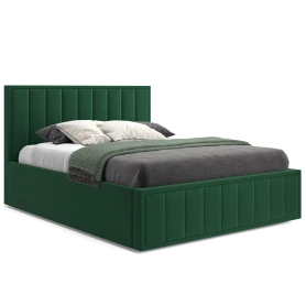 Кровать Вена СТАНДАРТ Вариант 1 160х200 зеленый (без основания)