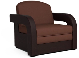 Кресло Кармен-2 80х80х95 коричневый/темно-коричневый