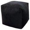 Пуфик Куб черный 40х40х40 микровельвет черный