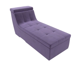 Модуль-канапе для дивана Холидей Люкс Велюр 71х181х91 Фиолетовый (без декор. подушек)