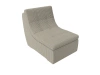 Модуль-кресло для дивана Холидей Экокожа 71х108х95 Белый (без декор. подушек)