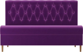 Диван прямой Бремен Микровельвет 153х74х103 Фиолетовый (без декор. подушек)