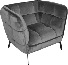 Кресло Осло Темно-серый 103х57х84