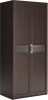 Шкаф 2x-дверный Кэт-4 97х59х220 Венге/Кайман темный