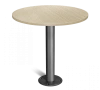 Обеденный стол SHT-T13/80 Черный муар/Дуб беленый