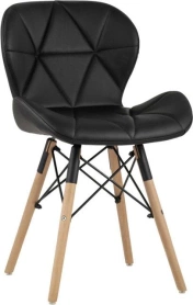 Стул Turin 2 в стиле Eames черный