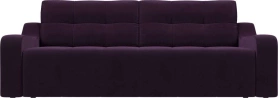 Диван прямой Итон Велюр 230х93х88 Фиолетовый (без декор. подушек)