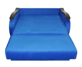 Диван-кровать Алекс 162х106х100 синий (без декор. подушек)