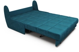 Диван-кровать Барон №2 151х100х82 Вельвет сине-зеленый