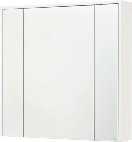 Шкаф зеркальный подвесной Roca Ronda 80х15х78 белый матовый/бетон